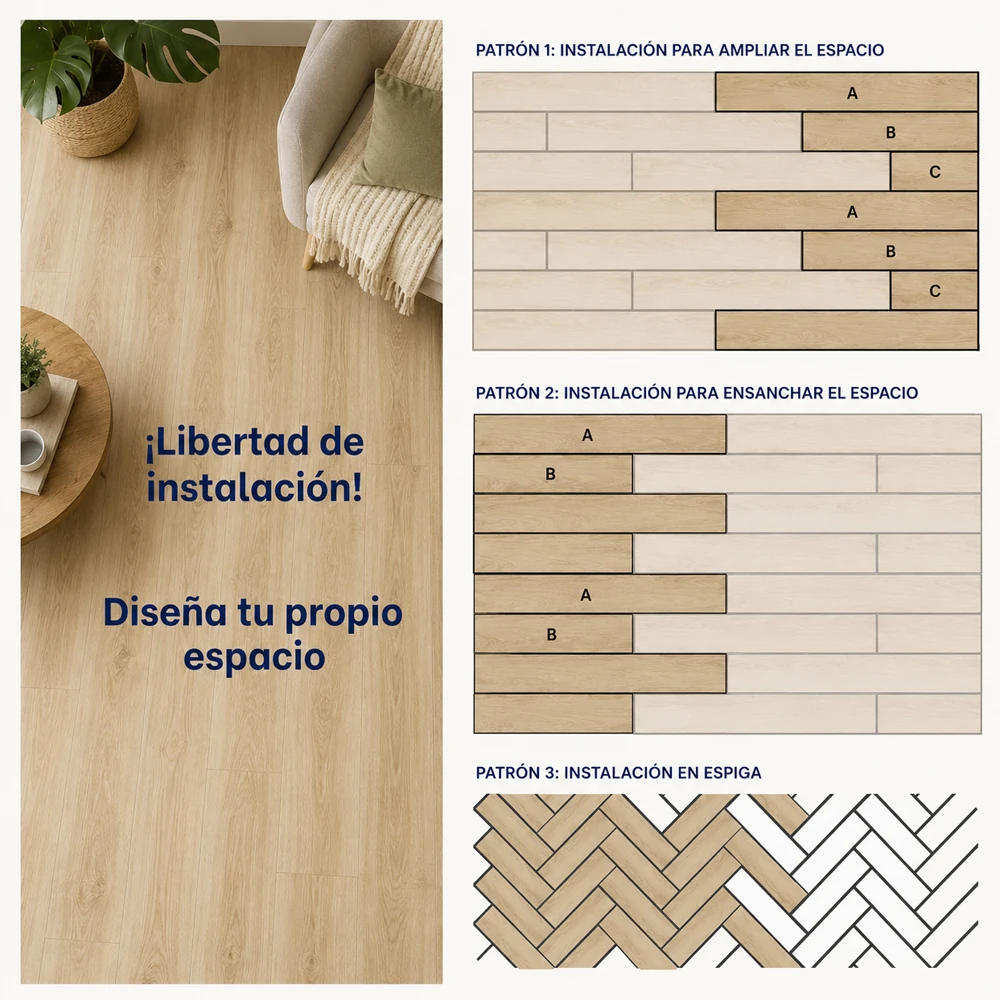Suelo Vinílico Autoadhesivo Roble Clásico Dorado | Cocina | Baño | Resistencia al Agua | Bricolaje