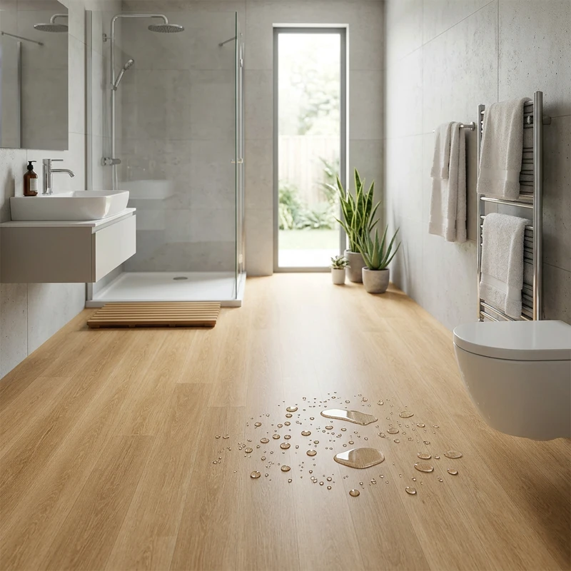 Suelo Vinílico PVC  Natural | Sintasol En Rollo | Resistente Al Agua | Imitación Madera
