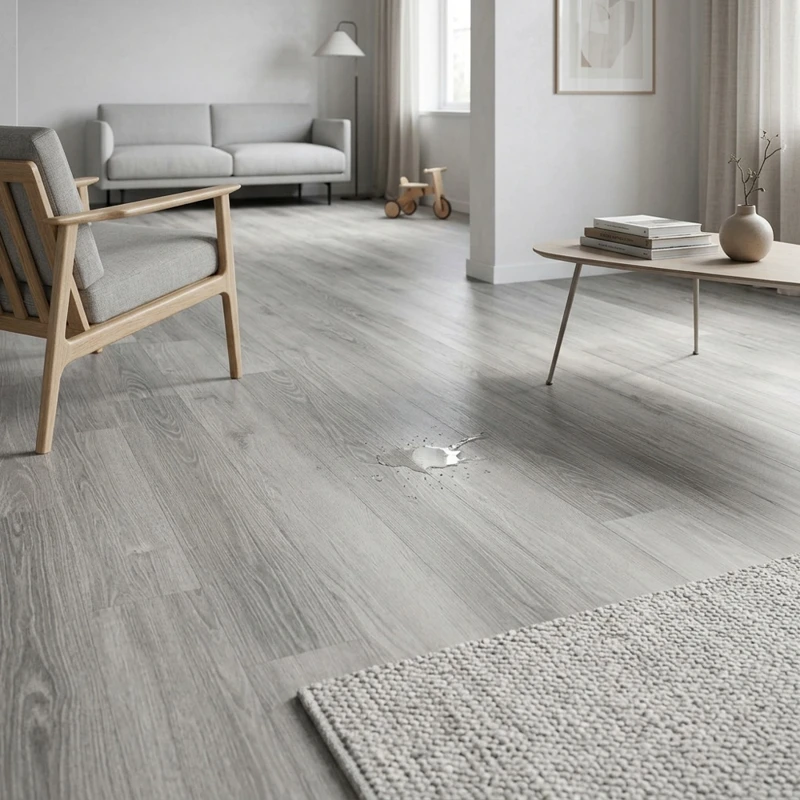 Suelo Vinílico Autoadhesivo Roble Gris | Cocina | Baño | Resistencia al Agua | Bricolaje