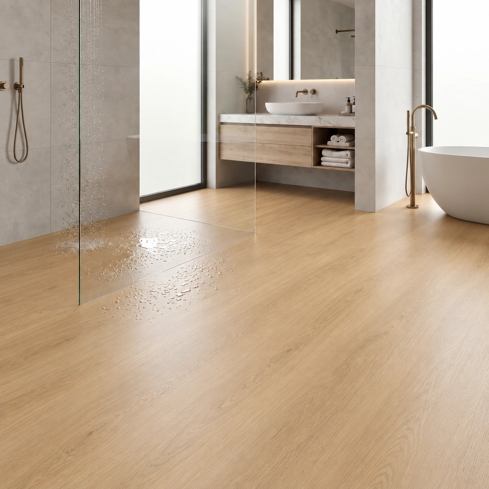 Tarima SPC Click Roble Imperial | Suelo Vinilico | Madera | Fácil Limpieza y Colocado | Sin Herramientas | 100% Agua