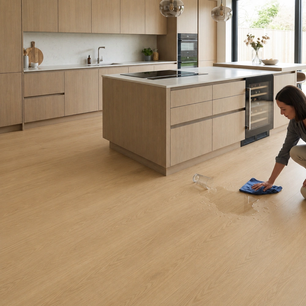 Tarima SPC Click Roble Imperial | Suelo Vinilico | Madera | Fácil Limpieza y Colocado | Sin Herramientas | 100% Agua
