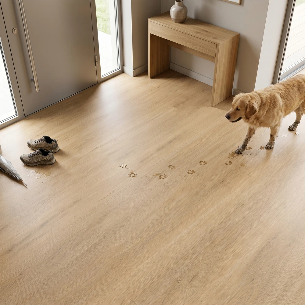 Tarima SPC Click Roble Imperial | Suelo Vinilico | Madera | Fácil Limpieza y Colocado | Sin Herramientas | 100% Agua