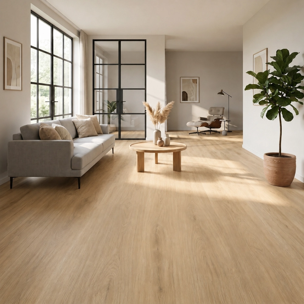 Tarima SPC Click Roble Faraon XL | Suelo Vinilico | Madera | Fácil Limpieza y Colocado | Sin Herramientas