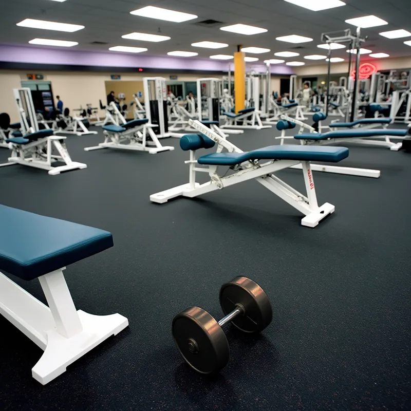 ROLLO SUELO CAUCHO ACABADO FINO 1X10m | 5mm | ALTA DENSIDAD | Negro | Gimnasios | Artes Marciales | Cardio | Yoga