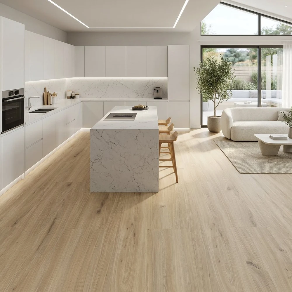 Tarima Flotante Roble Cielo AC5 8mm | Click | Resistente Agua | Suelo Laminado