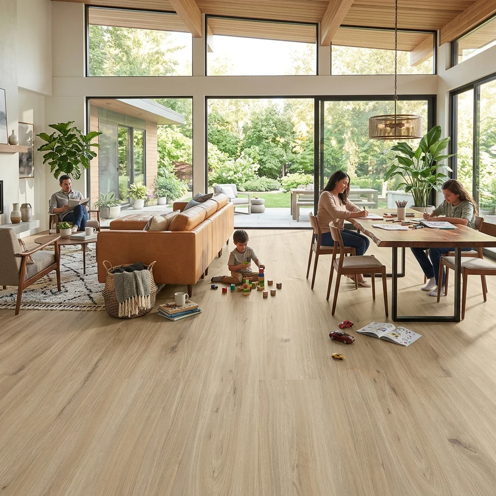 Tarima Flotante Roble Cielo AC5 8mm | Click | Resistente Agua | Suelo Laminado
