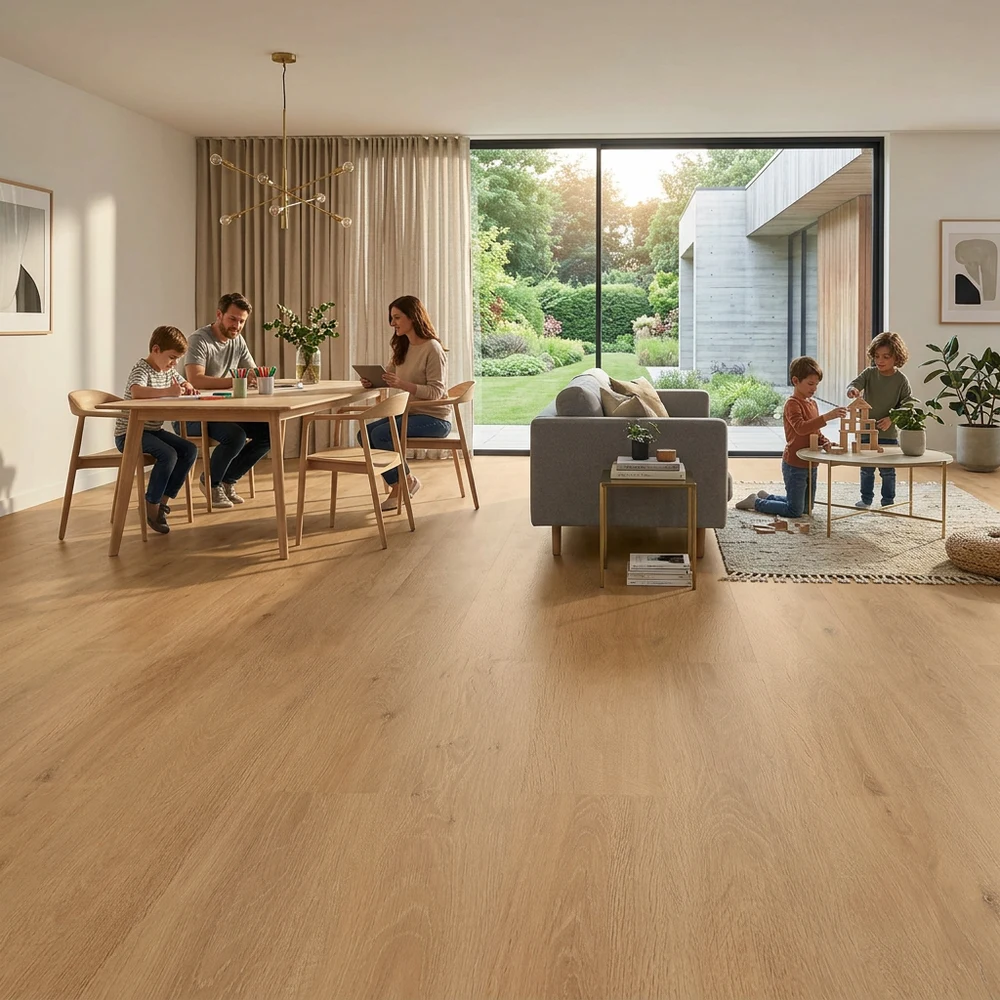 Suelo Laminado Roble Tucán | Tarima Flotante AC5 | 8mm | Resistencia Agua