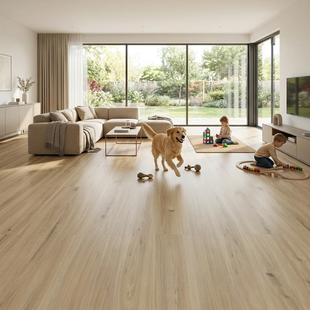 Tarima Flotante Roble Cielo AC5 8mm | Click | Resistente Agua | Suelo Laminado