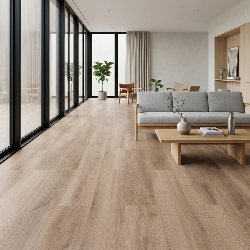 Suelo Laminado Roble Drago 8mm AC5 | Tono Natural Cálido | Resistente al Agua