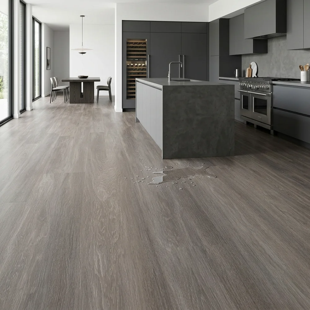 Suelo Laminado Roble Saxa | AC5 | 8mm | Gris Oscuro | Tarima Flotante | Hogar