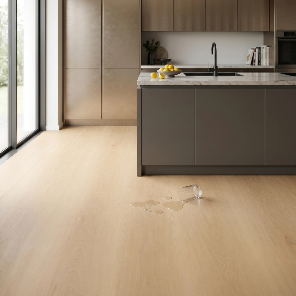 Tarima SPC Click Roble Faraon XL| Suelo Vinilico | Madera | Fácil Limpieza y Colocado | Sin Herramientas | 100% Agua