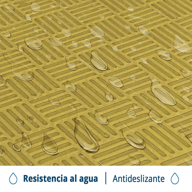 TATAMI PUZZLE Blanco Oliva 1x1m | 20mm | Reversible | Antideslizante | Multifuncional