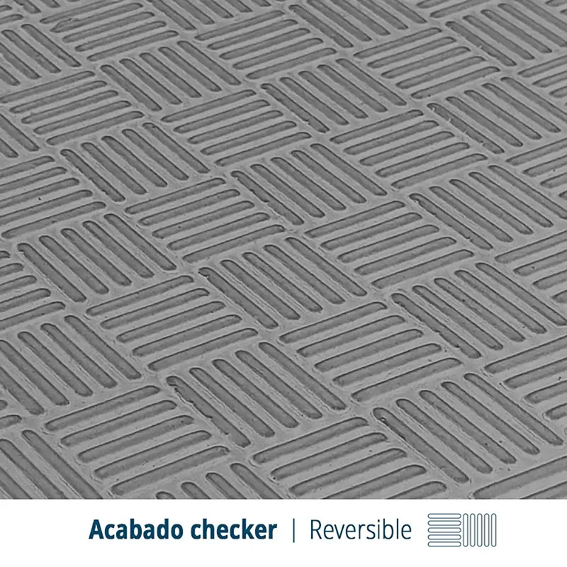 TATAMI PUZZLE Negro Gris  1x1m | 40mm | Reversible | Antideslizante | Multifuncional