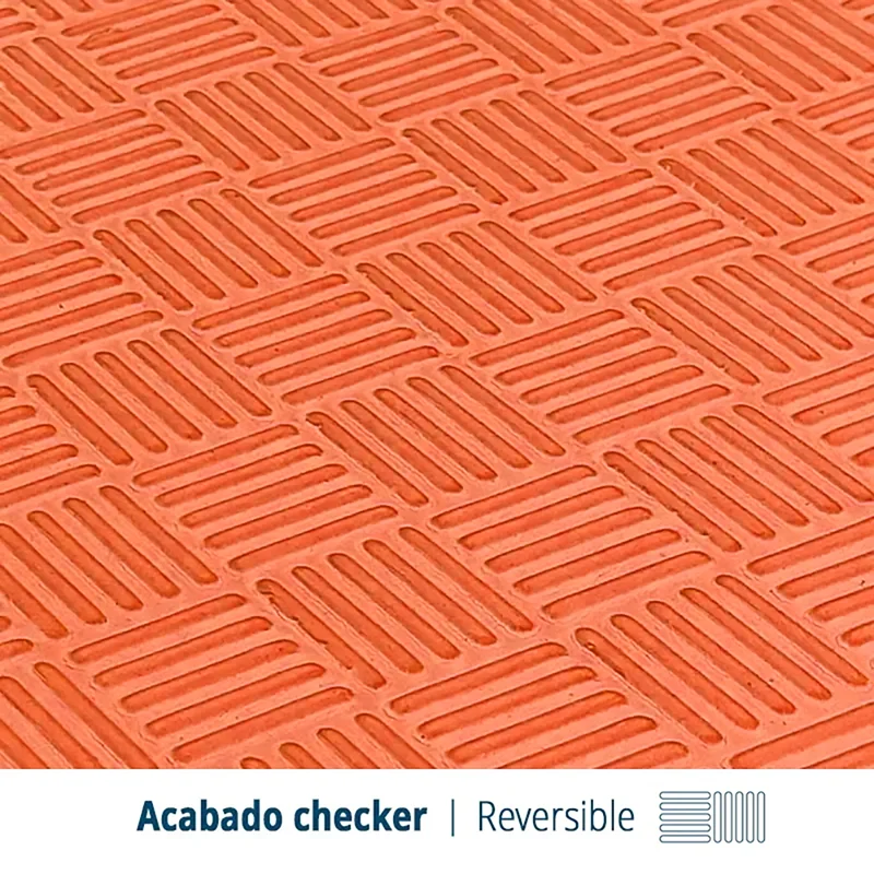 TATAMI PUZZLE Naranja Lila  1x1m | 20mm | Reversible | Antideslizante | Multifuncional