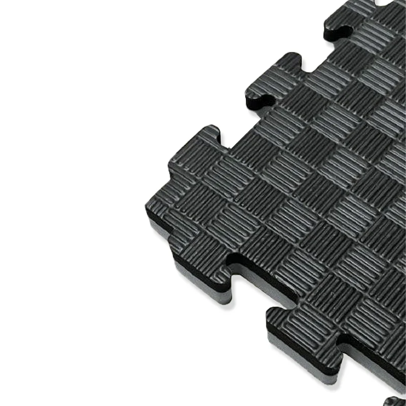 TATAMI PUZZLE Negro Gris  1x1m | 20mm | Reversible | Antideslizante | Multifuncional