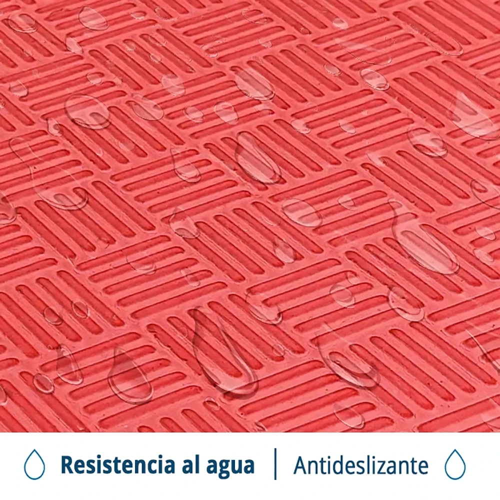 TATAMI PUZZLE Rojo Negro 1x1m | 25mm | Boxeo | Suelo Para Artes Marciales | Suelo Deportivo y Gimnasio