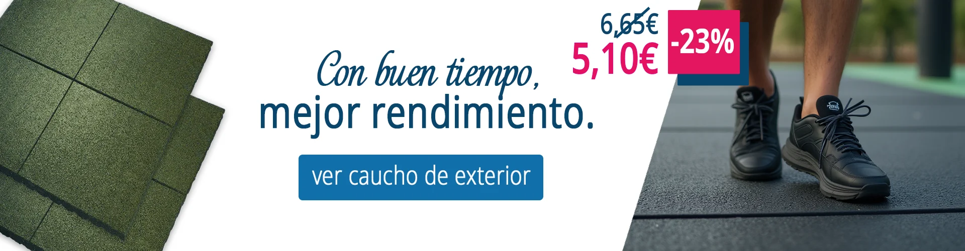 Suelos de caucho para gimnasios y espacios deportivos