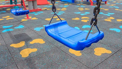 losetas caucho parques infatiles